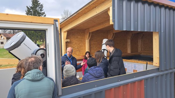 Dr. Thomas Klügel Geodät. Fundamentalstation Wettzell erklärt die Besonderheiten der Sonnen Beobachtung Uwe Niebauer 20250329 131122